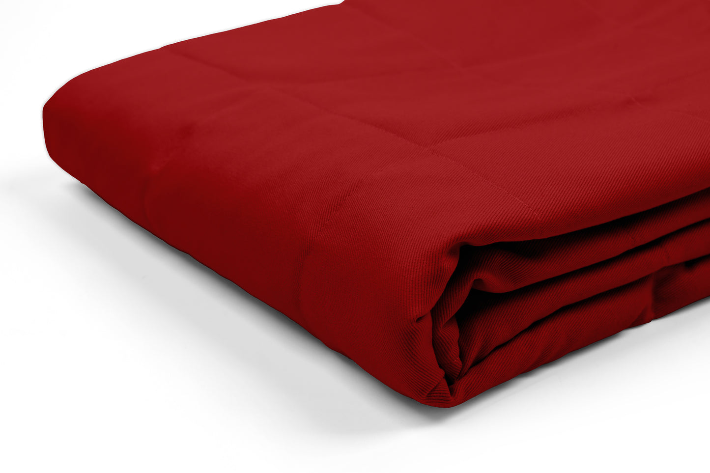 RED COTTON WEIGHTED BLANKET