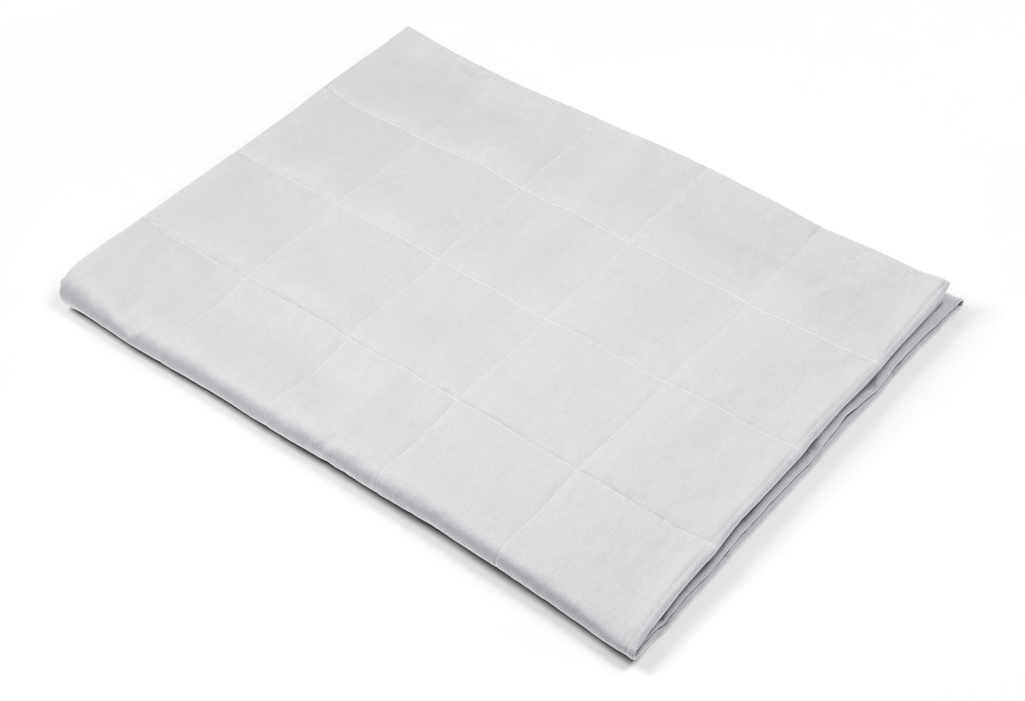 WHITE COTTON WEIGHTED BLANKET