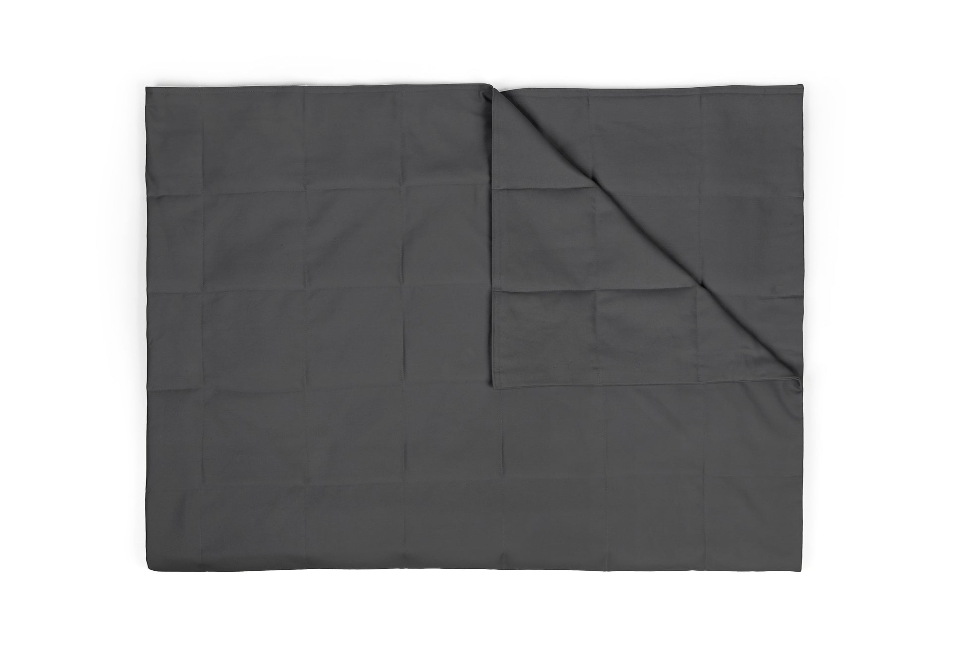 DARK GREY COTTON WEIGHTED BLANKET