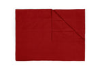 RED COTTON WEIGHTED BLANKET