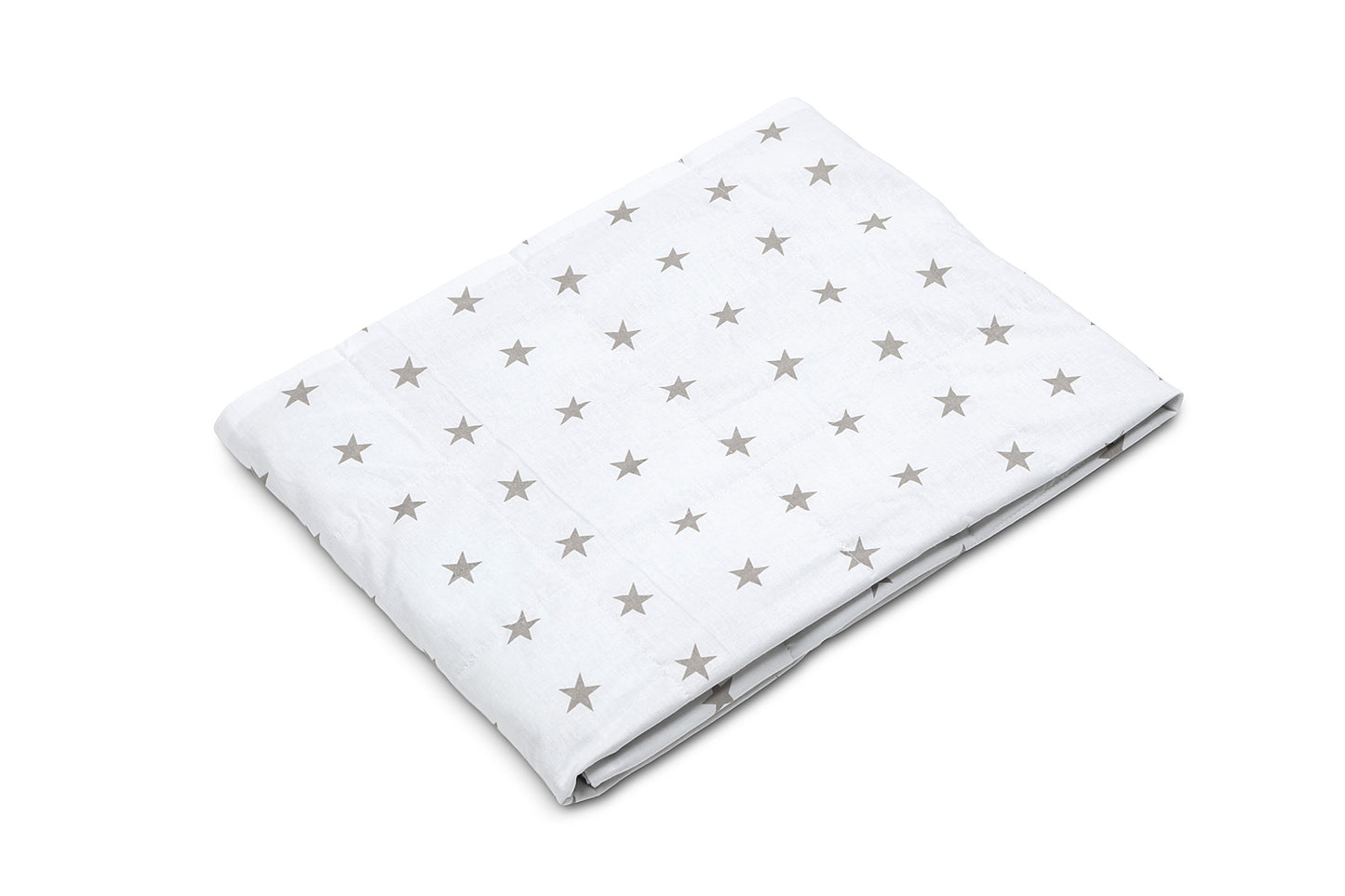 GREY STARS WEIGHTED BLANKET side 