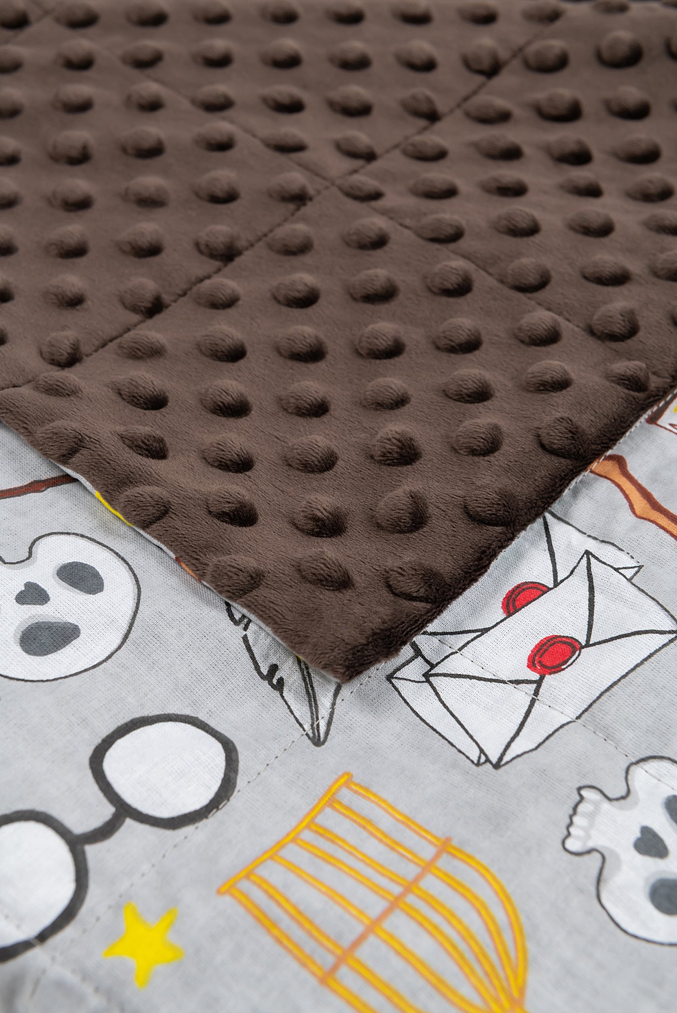 weighted blanket close up