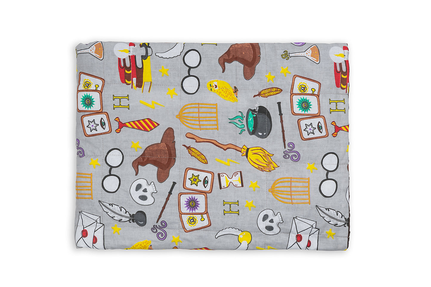 School of Magic cotton print weighted blanket