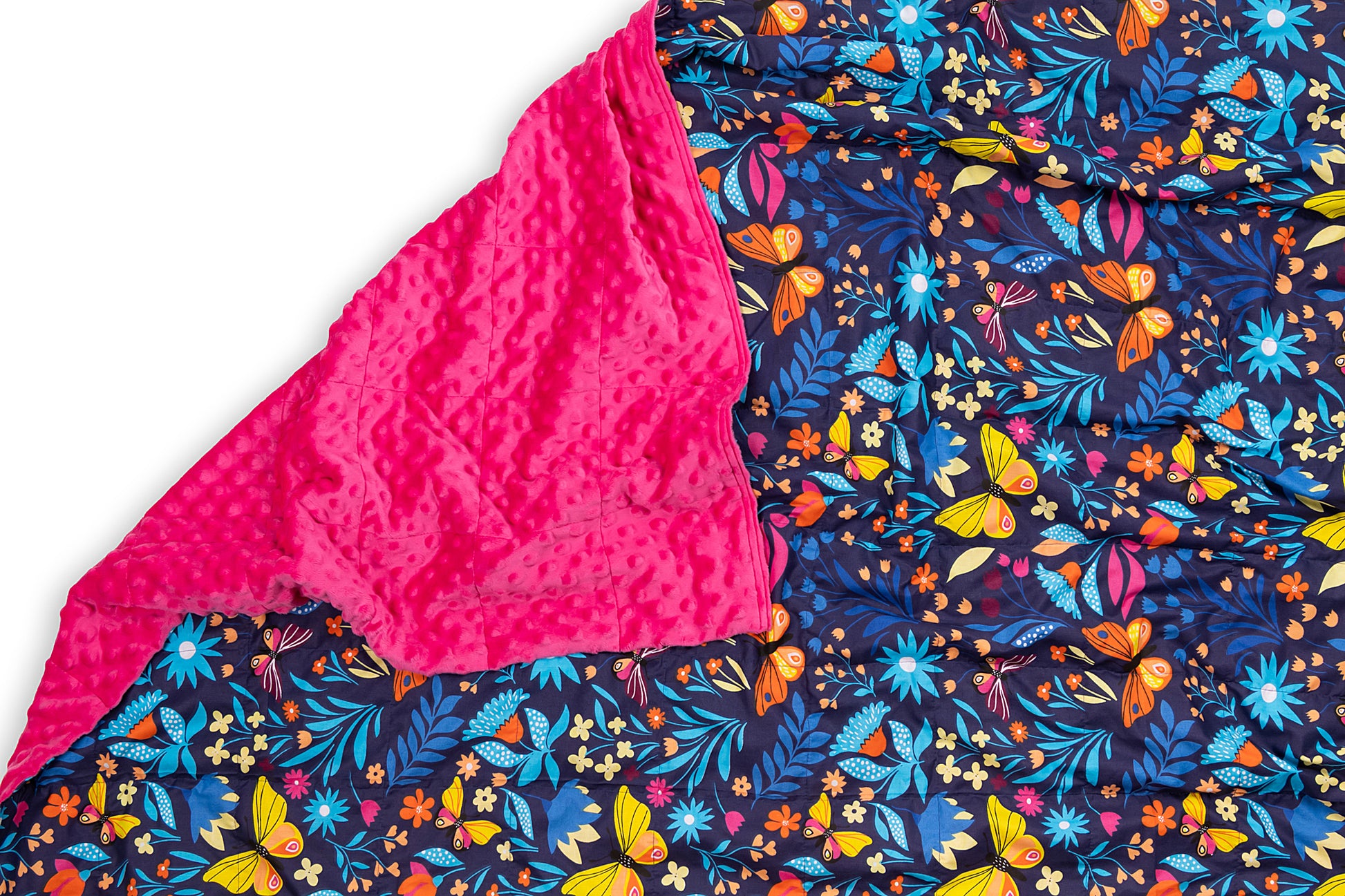 SUMMER MEADOW COTTON TOP WEIGHTED BLANKET full size