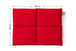 Red Cotton Weighted Lap Pillow