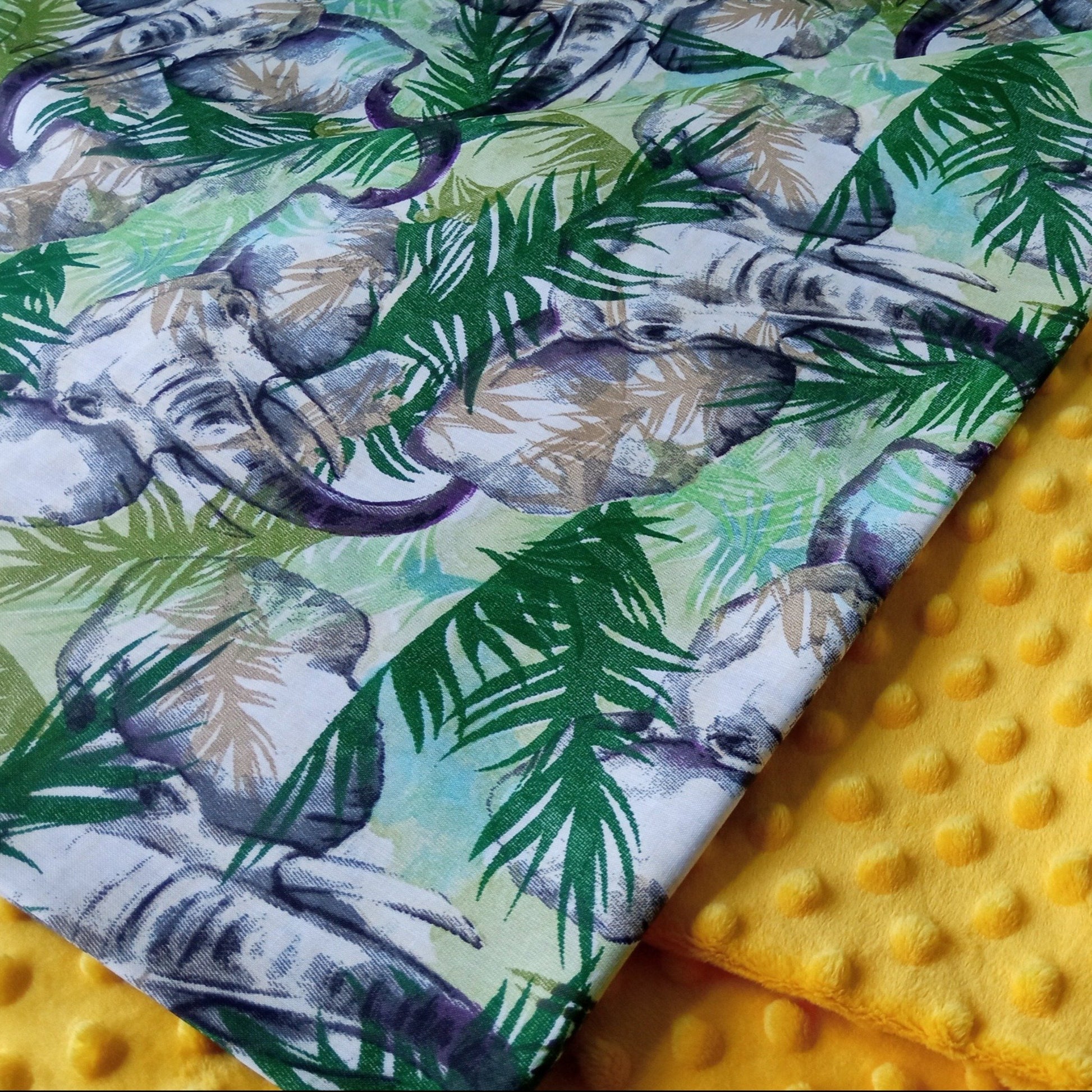 JUNGLE MINKY WEIGHTED BLANKET | SENSORY OWL